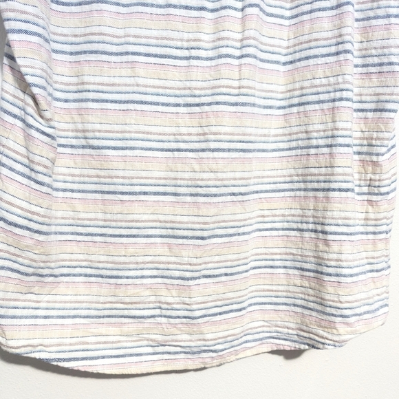 Marine Layer Multicolor Striped Casual Button Down Shirt - Picture 4 of 13